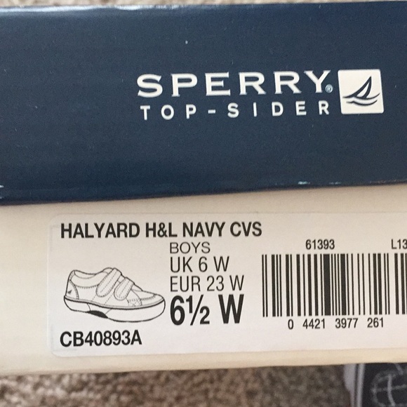 Sperry top-sider size 6.5W toddler - Picture 4 of 4